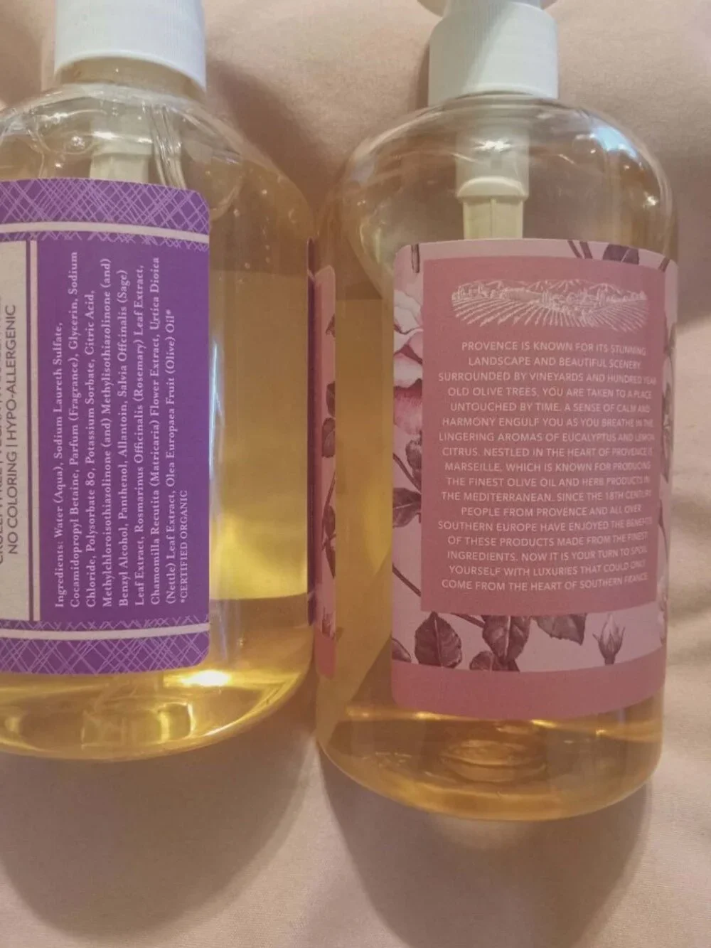 Olivia Care Lavender, And Rose Hand Soap, Lot Of 2